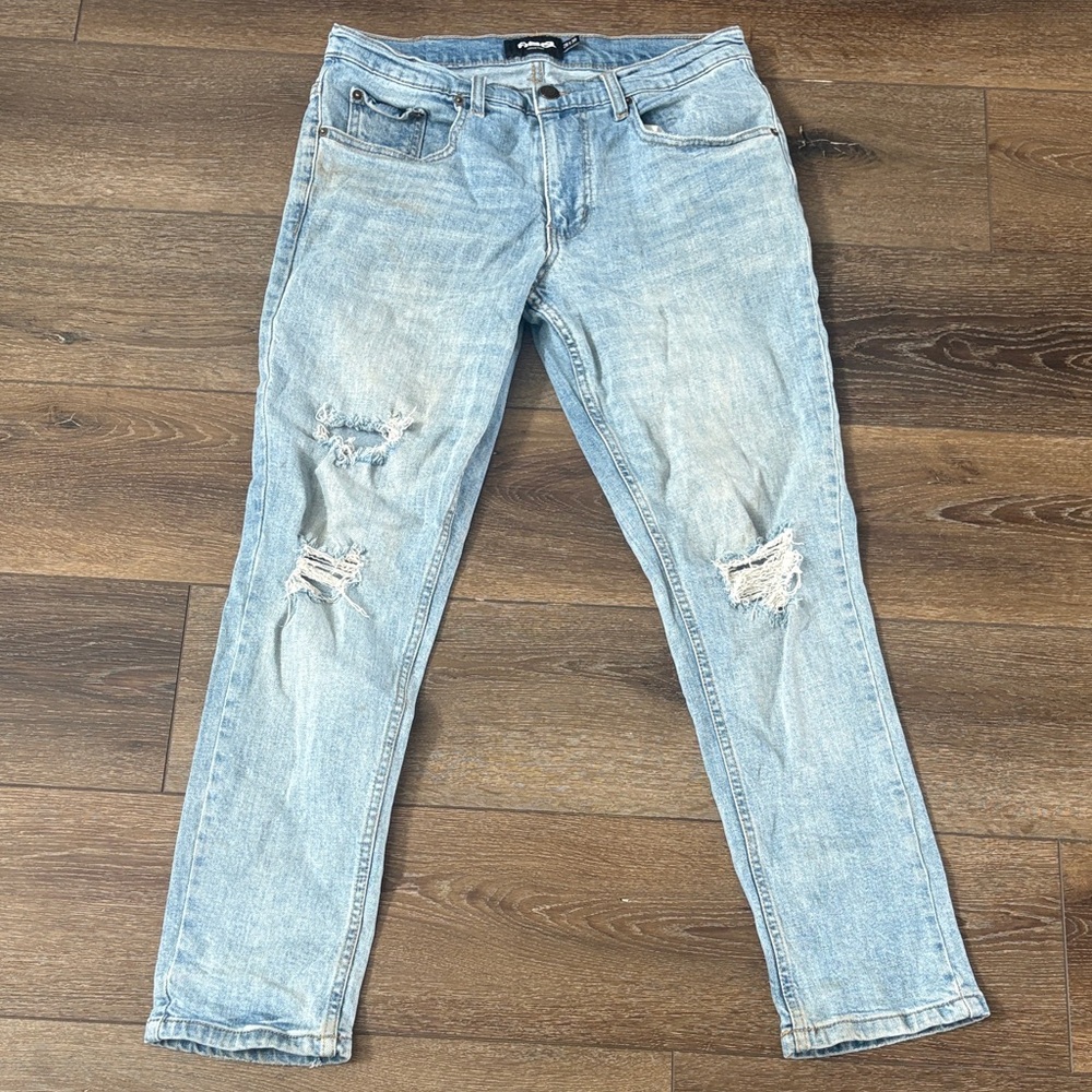 RSQ Light Blue Distressed Jeans